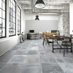 Vloertegel Dust Fumo 60,4x60,4 Cm 1,46 M² -InterieurKunst Verkoopwinkel 123 19308