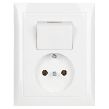 Berker S.1 Stopcontact Met Wisselschakelaar Wit 1 Berker S.1 Stopcontact Met Wisselschakelaar Wit