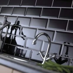 Wandtegel Metro Zwart 10x20 Cm 0,96 M² -InterieurKunst Verkoopwinkel 123 19317