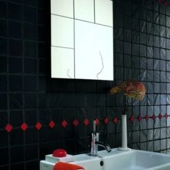 Mozaïektegel Java Zwart 30x30 Cm -InterieurKunst Verkoopwinkel 123 19333