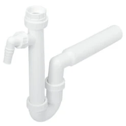 Sanivesk Universele Sifon 6/4x40mm Wit -InterieurKunst Verkoopwinkel 123 19500