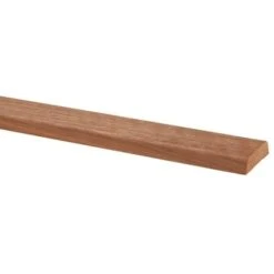 Koplat Schuin Hardhout 12x45 Mm 270 Cm