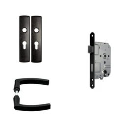 AXA Deurkrukset Zwart Cilinderslot