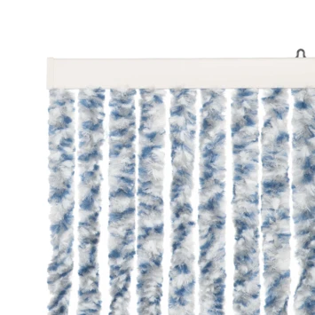 Livn Deurgordijn Chenille Blauw 90x220 Cm 2 Livn Deurgordijn Chenille Blauw 90x220 Cm - Afbeelding 2