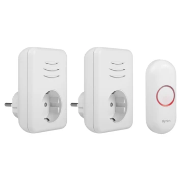 Byron DBY-22317 Draadloze Deurbel Complete Set Met Stopcontact 150m 4 Byron DBY-22317 Draadloze Deurbel Complete Set Met Stopcontact 150m - Afbeelding 4