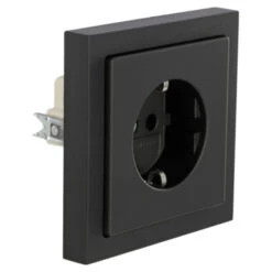 Busch-Jaeger Future Linear Afdekraam 1-voudig Zwart -InterieurKunst Verkoopwinkel 123 1978