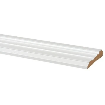 Deurlijst MDF Wit Folie 18x90 Mm Classic 260 Cm 1 Deurlijst MDF Wit Folie 18x90 Mm Classic 260 Cm