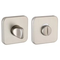 GAMMA Vrij-bezet Rozet Vierkant RVS Look (aluminium)