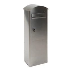 Brievenbus Staand 2-kantsopening RVS