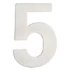 GAMMA Huiscijfer 5 RVS 100 Mm