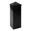 Brievenbus Staand Vierkant Zwart
