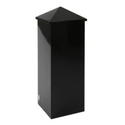 Brievenbus Staand Vierkant Zwart -InterieurKunst Verkoopwinkel 123 20098