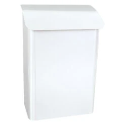 Brievenbus Staal Lugon Wit -InterieurKunst Verkoopwinkel 123 20108