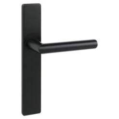 GAMMA Deurkrukset Berlijn Langschild Blind Zwart (aluminium)