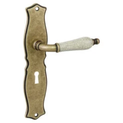 GAMMA Deurkrukset Olympia Langschild Sleutel 56mm Messing Antiek