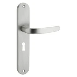 GAMMA Deurkrukset Dublin Langschild Sleutel 56mm RVS Look (messing)