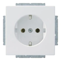 Busch-Jaeger Future Linear Stopcontact Enkel RA Mat Wit