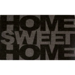 Schraapmat Kokos 45x75 Cm Zwart/grijs