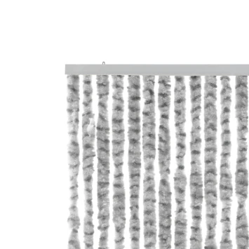 Livn Deurgordijn Chenille Grijs 90x220 Cm 2 Livn Deurgordijn Chenille Grijs 90x220 Cm - Afbeelding 2