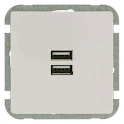 GAMMA Everest Stopcontact USB Wit