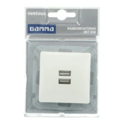GAMMA Ventoux Stopcontact Met USB Wit 4 GAMMA Ventoux Stopcontact Met USB Wit -InterieurKunst Verkoopwinkel 123 2022