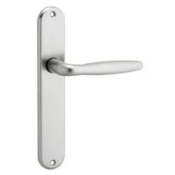 GAMMA Deurkrukset Rimini Langschild Blind RVS Look (messing)