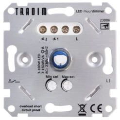 Tradim LED Inbouwdimmer 150W/VA - 100W