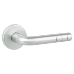 GAMMA Deurkrukset New York Rozet Rond Aluminium