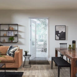 Livn Deurgordijn Beats Transparant/wit 100x230 Cm -InterieurKunst Verkoopwinkel 123 20684