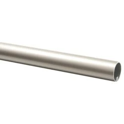 CanDo Trapleuning Rond Ø 45 Mm Aluminium Met RVS Look, Lengte 100 Cm