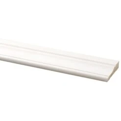 Deurlijst Grenen Wit Gegrond 15x68 Mm 270 Cm