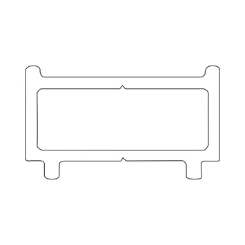 Sealskin Contour Verbredingsprofiel, 1 Cm Breed, 200 Cm Hoog, Matwit 1 Sealskin Contour Verbredingsprofiel, 1 Cm Breed, 200 Cm Hoog, Matwit