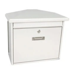 Brievenbus Staal Zamoran Wit