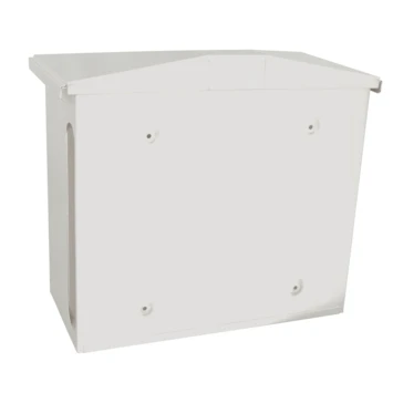 Brievenbus Staal Zamoran Wit 3 Brievenbus Staal Zamoran Wit - Afbeelding 3