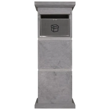 Brievenbus Bluestone Met Pakketvak 3 Brievenbus Bluestone Met Pakketvak - Afbeelding 3