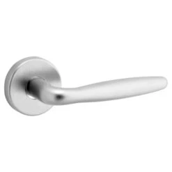 GAMMA Deurkrukset Rimini Rozet Rond RVS Look (messing)