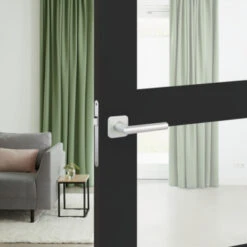 GAMMA Deurkrukset Berlijn Rozet Vierkant ANOX (mat Aluminium) -InterieurKunst Verkoopwinkel 123 21074