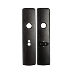 AXA Langschild Binnendeur Voor Badkamerslot/wc-slot 63 Mm Zwart