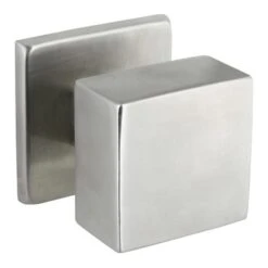 GAMMA Voordeurknop Vierkant Rozet RVS