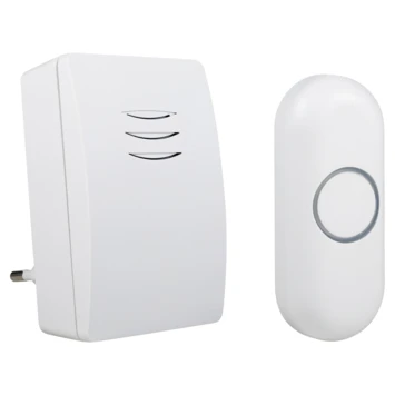 Byron DBY-21132 Draadloze Deurbelset Plugin 100m 1 Byron DBY-21132 Draadloze Deurbelset Plugin 100m