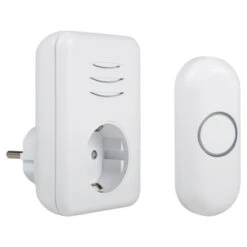 Byron DBY-22313 Draadloze Deurbelset Plugin Met Stopcontact 150m
