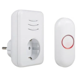Byron DBY-22313 Draadloze Deurbelset Plugin Met Stopcontact 150m -InterieurKunst Verkoopwinkel 123 21191