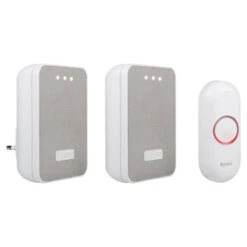 Byron DBY-22324 Draadloze Deurbel Complete Set 150m -InterieurKunst Verkoopwinkel 123 21199