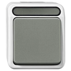 Schneider Electric Aquastar Spatwaterdicht Stopcontact Dubbel RA Verticaal