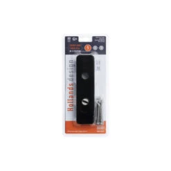 NEMEF Hollands Design Deurschild Afgerond Zwart Anti-kerntrek SKG 3-sterren 3701-72mm -InterieurKunst Verkoopwinkel 123 21206