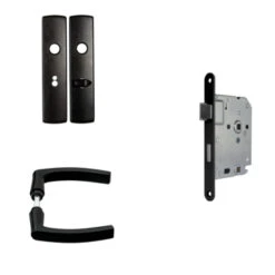 AXA Deurkrukset Zwart Wc-/badkamerslot