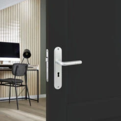 GAMMA Deurkrukset New York Langschild Sleutel 56mm Aluminium -InterieurKunst Verkoopwinkel 123 21247