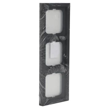 Busch-Jaeger Future Linear Afdekraam 3-voudig Zwart 4 Busch-Jaeger Future Linear Afdekraam 3-voudig Zwart - Afbeelding 4