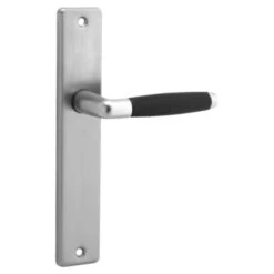 GAMMA Deurkrukset Retro Langschild Blind RVS Look (messing) Greep Zwart