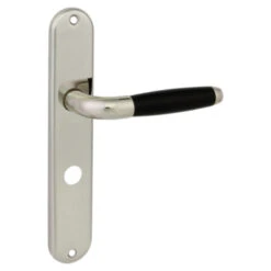 GAMMA Deurkrukset Darling Langschild Vrij-bezet 63/8mm Nikkel Glans (messing)